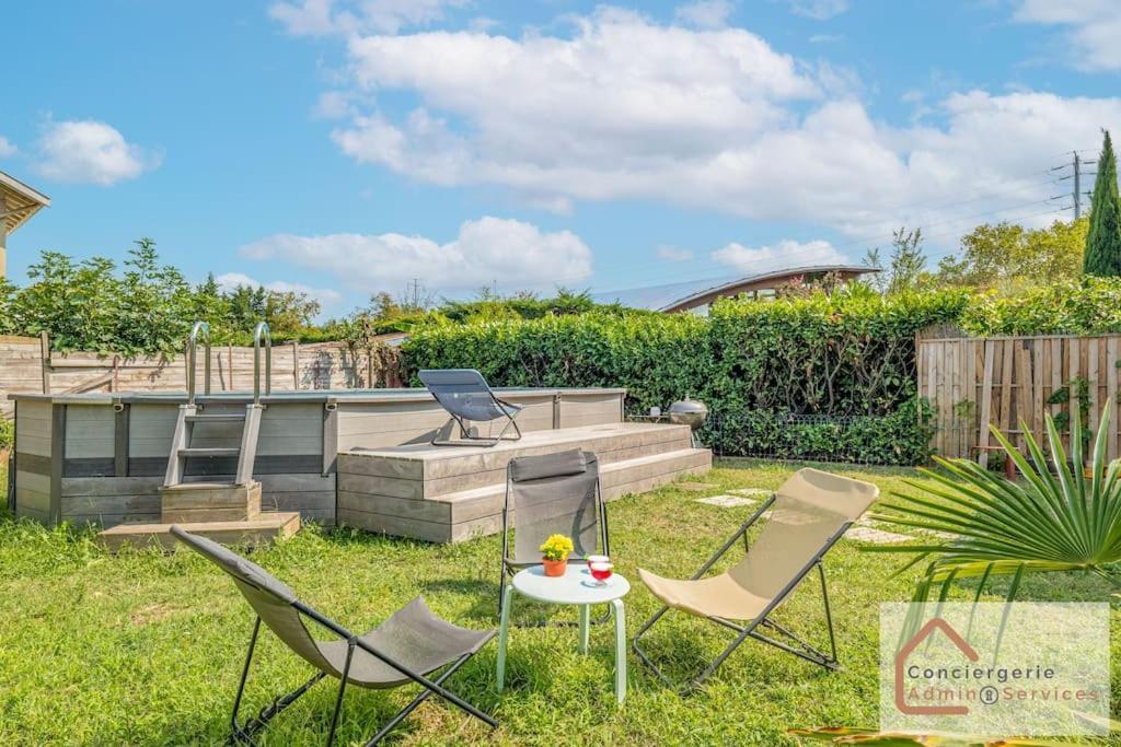 Maison A Lyon Parilly Avec Piscine, Jardin, Parking Prive & Proche Eurexpo Vénissieux 外观 照片