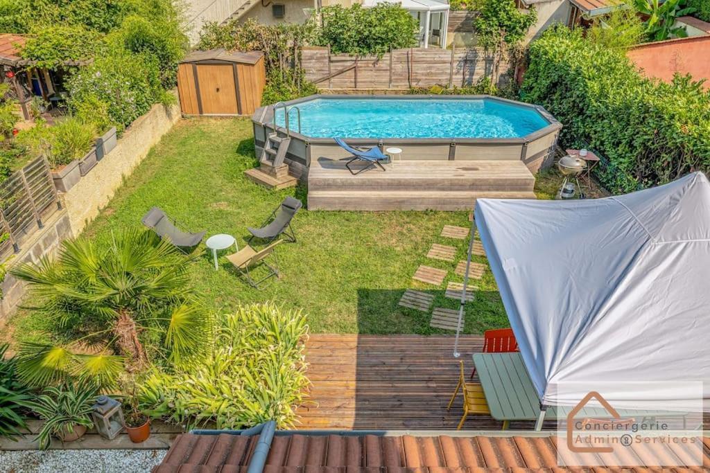 Maison A Lyon Parilly Avec Piscine, Jardin, Parking Prive & Proche Eurexpo Vénissieux 外观 照片